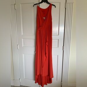 ZAC POSEN Z Spoke Jersey Wrap Gown Women’s 8